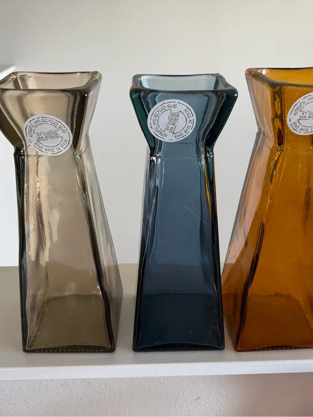 Colorful Glass Vase Set